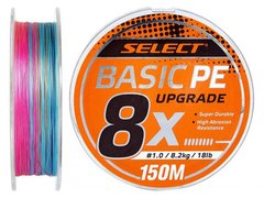 Шнур Select Basic PE 8x 150 м # 1.2 / 0.16mm 20lb / 9.3 кг (1870-31-45)