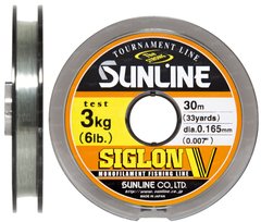 Леска Sunline Siglon V 30м #1.0/0.165мм 3кг/6lb (1658-04-90)