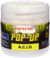 Бойлы Brain Pop-Up F1 A.C.I.D (лимон) 12mm 15g (1858-04-18)