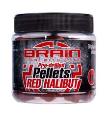 Пеллетс Brain Red Halibut Pre drilled 14mm. 0.8кг (1858-02-04)
