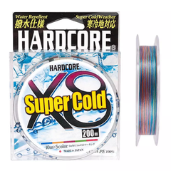 Шнур Duel Hardcore Super Cold X4 200м 10.0кг 5Color #1.5 / (2197625 / H3968)
