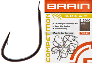 Крючок Brain Bream B3010 #6 (20 шт/уп) (1858-54-18)