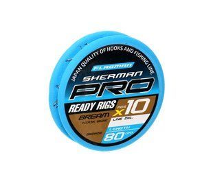 Готовий поводок Flagman Sherman Pro Bream Ready Rigs №10 / 0.148мм