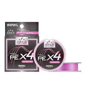 Шнур Varivas Super Trout Area PE X4 Pink 75m 2.92kg 0.074mm #0.2 (2275403 / VA 16077)