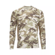 Реглан Simms SolarFlex Crewneck Prints Woodland Camo Sandbar XL (12727-154-50 / 2212443)