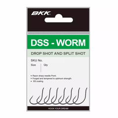 Крючок BKK для дроп шота DSS-WORM #1/0 (A-ES-8334)