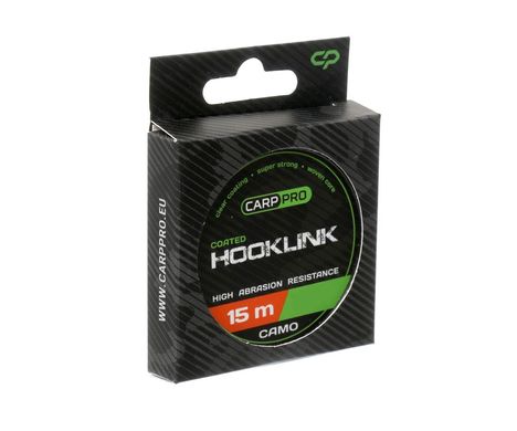 Повідковий матеріал Carp Pro Soft Coated Hooklink Camo 25lb / 15м