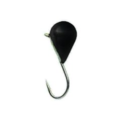 Мормышка вольфрамовая Lucky John "Капля" с петлей (черная). 4мм. 0.79г/5 шт (LJ09040-04)