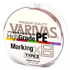 Шнур Varivas High Grade PE Marking TYPE Ⅱ X8 150м #0.8 / (1112142 / 13352)