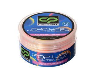 Бойли Carp Pro Delight Multicolor Pop Ups 12мм/кальмар; полуниця (CPDMUPSTR12)