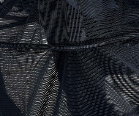 Садок прямокутний NEW 50x40cm black DOUBLE thick nylon mesh 3.0m