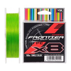 Шнур YGK Frontier X8 Assorted Single Color 100m #2.0/0.235mm 20lb/9.0kg (5545-03-38)