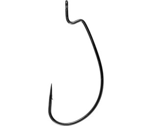 Гачки Owner J-Light Worm Hook 5109 (B-94) №1 Black chrome