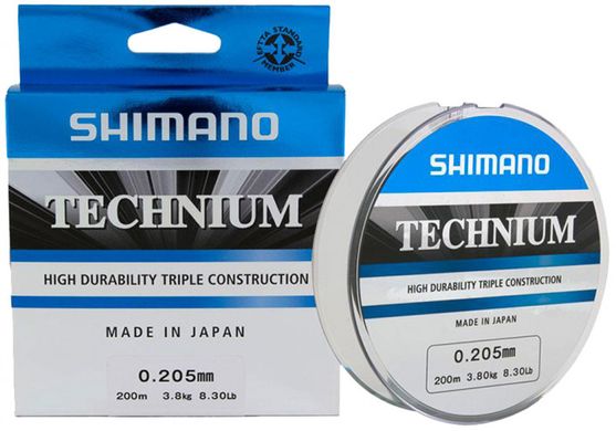 Волосінь Shimano Technium 200m 0.285mm 7.5кг / 17lb (2266-71-57)