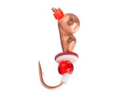 Мормышка вольфрамовая Flagman Самка мурашки с ушком пайетки и кембрик d=3 Медь (P5525-3)