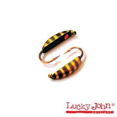 Блешня вольфрам. Lucky John Супер Банан фарбована з петель., 3,5 мм, 0,7г