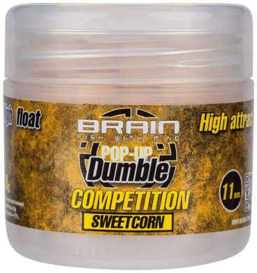 Бойлы Brain Dumble Pop-Up Competition SweetCorn 11 mm 20 g (1858-03-18)