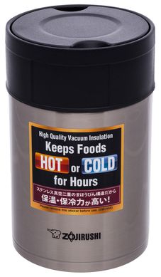 Пищевой термоконтейнер ZOJIRUSHI SW-HAE45XA 0.45 л / цвет стальной (1678-03-53)