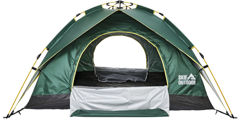 Палатка Skif Outdoor Adventure Auto II, 200x200 см (3-х местная), ц:green (389-00-91)