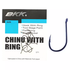 Гачок BKK Chinu With Ring 10pcs #0.8 / (2191224 / A-BN-0213)