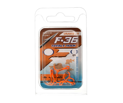 Тройник Flagman F36 Orange UF №8 / 5шт (F36O-08)
