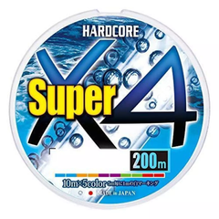 Шнур Duel Hardcore Super X4 200m 5Color 8kg 0.17mm #1.0 (H4306-5C / 2210545)