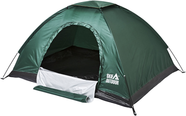 Палатка Skif Outdoor Adventure I, 200x150 см (2-х местная), ц:green (389-00-81)
