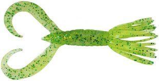 1551-04-57 Силикон Keitech Little Spider 3" (8 шт/упак) ц:424 lime chartreuse
