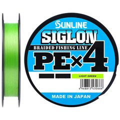 Шнур Sunline Siglon PE х4 (салат.) 300м 0.242мм 15.5кг/35lb (1658-09-43)
