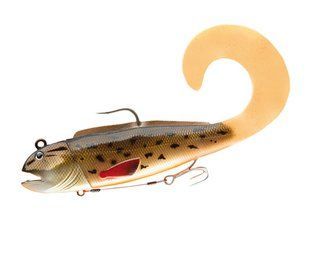 16518-214 Виброхвост Daiwa D'Wolf Curly 21см Glow Tail