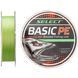 Шнур Select Basic PE 150м (салат.) 0.08мм 8lb/4кг (1870-18-11)