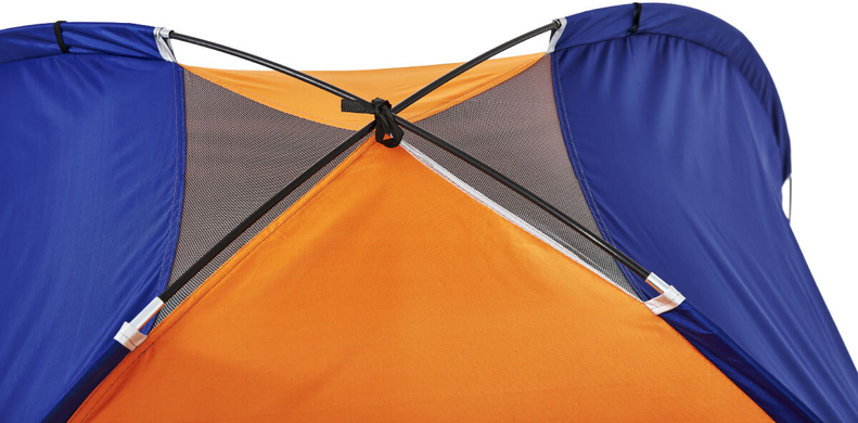 Палатка Skif Outdoor Adventure I, 200x200 см (3-х местная), ц:orange-blue (389-00-86)