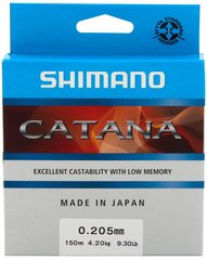 Леска Shimano Catana 150м 0.185мм 3.4кг/7lb (2266-79-25)