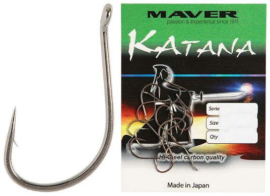 Крючок Maver Katana 1210A №08 (15шт/уп) (1300-36-62 / 1210A008)