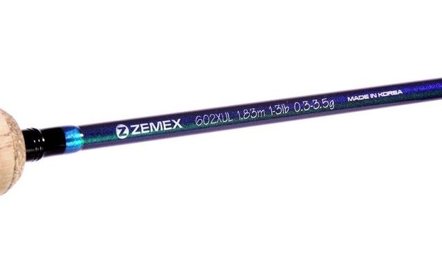 Спінінг ZEMEX Viper Trout series 622UL 1.88m 0.5-5g (8806066100942)