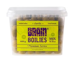 Бойлы Brain Garlic (Чеснок) Soluble 600 gr. Mix 16-20 mm (1858-00-32)