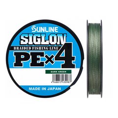 Шнур Sunline Siglon PE х4 (темн-зел.) 300м 0.171мм 7.7кг / 16lb (1658-09-46)