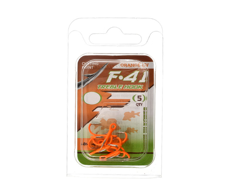 Тройники Flagman F41 Orange UF №12 / 5шт (F41O-12)