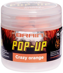 Бойлы Brain Pop-Up F1 Crazy Orange (апельсин) 12mm 15g (1858-02-64)