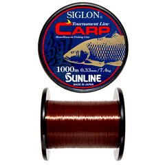 Леска Sunline SIGLON CARP 1000м (коричн.) 0.30мм 6.21кг/14lb (1658-05-70)