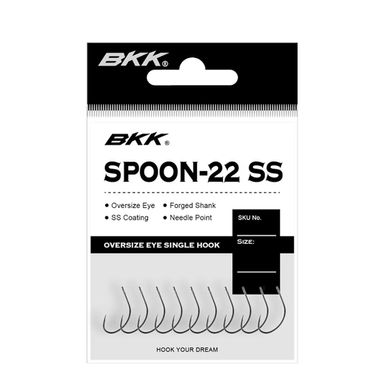 Крючок BKK для блесен Spoon-22SS #4 (A-ES-8144)