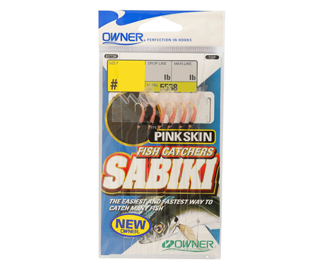 Морcкая оснастка Owner 5538 Sabiki Shrimp Skin №14. 6 крючков (5538-967)