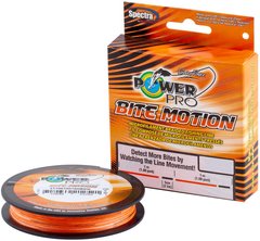 Шнур Power Pro Bite Motion (Orange Black) 150м 0.06мм 6.5lb/3.0кг (2266-78-66)