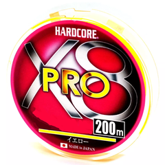 Шнур Duel Hardcore X8 PRO 200м 0.15мм 7.0кг #0.8 / (2128541 / H3883-Y)