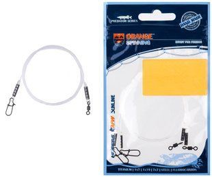 Повідець Ukrspin Orange SFS 40см 14кг(30lb)/0.6мм (2шт/уп) (1590-01-69)