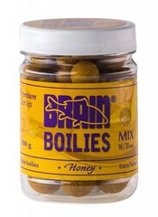 Бойлы Brain Honey (Мед) Soluble 200 gr. Mix 16-20 mm (1858-00-12)