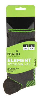 Носки Norfin T1A ELEMENT ACTIVE COOLMAX CREW р.M (39-41)