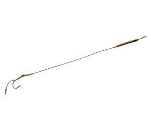 Повідець з гачком і ледаркою Carp Pro LS №4 / 25lb