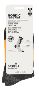 Носки Norfin T3P NORDIC MERINO WARM CREW р.M (39-41)