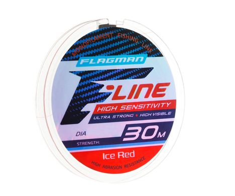Леска Flagman F-Line Ice Red 30 м. 0.08 мм (27030-008)